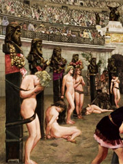 Roman slaves are tortured on the arena!