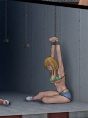 Innocent girls are fucked in tough inescapable restraints.